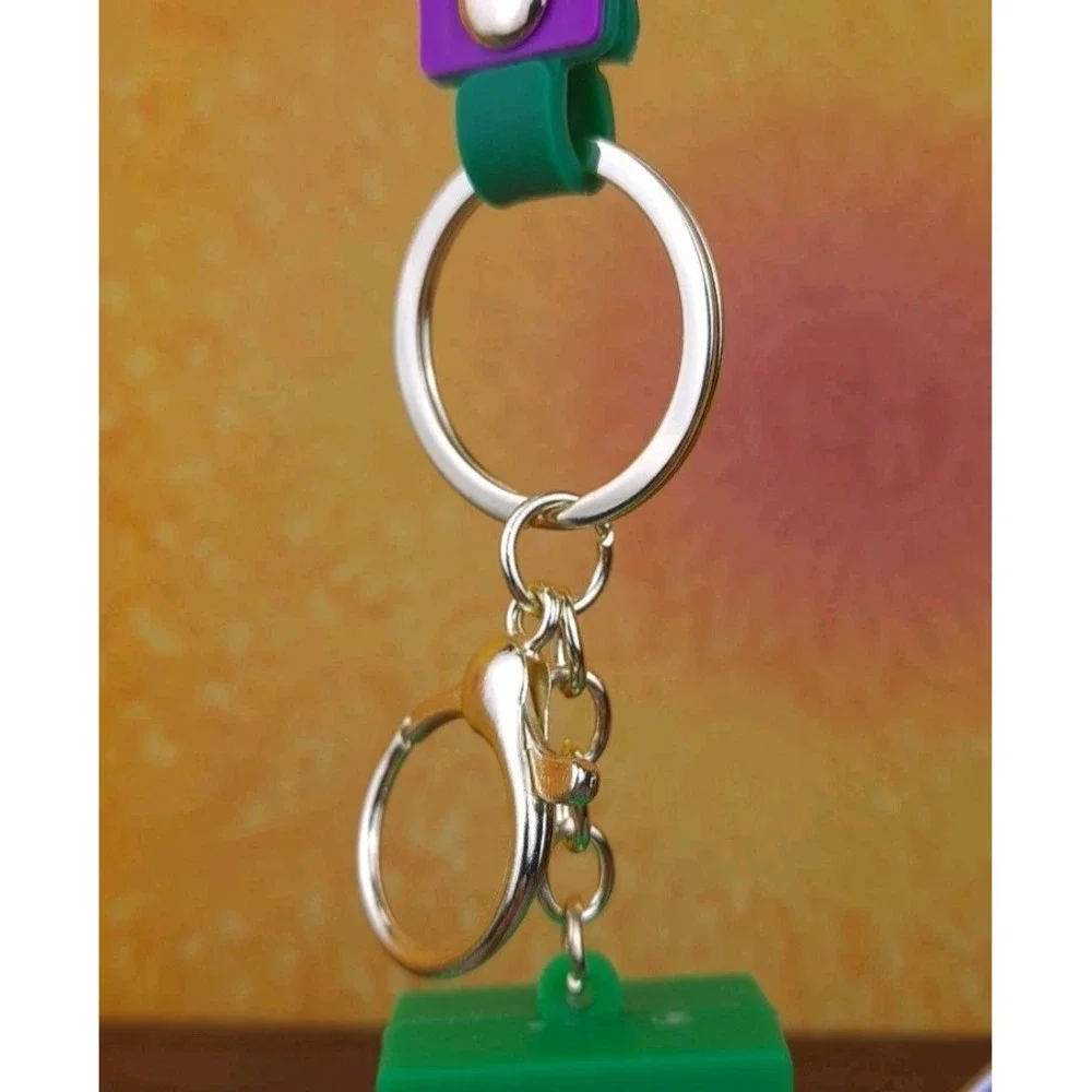 Creeper 3D PVC‎ Minecraft Figure Keychain Backpack Wristlet